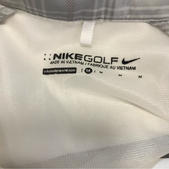 Nike White Golf Men's 1/2 Zip Pullover Jacket Windbreaker - Picture 7 of 11